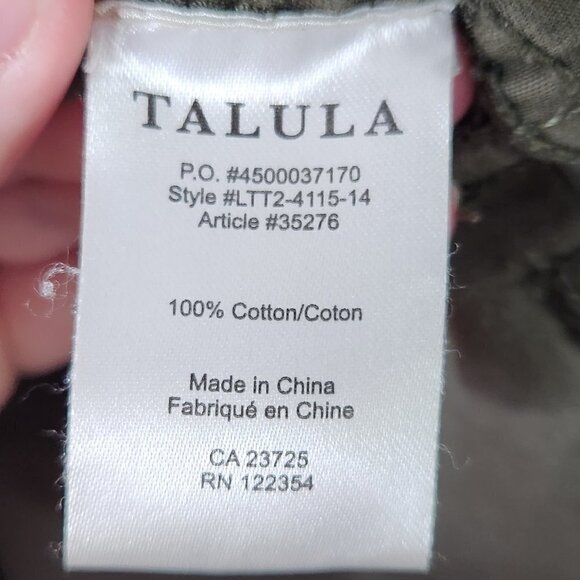 TALULA Aritzia Green Utility Anorak Trooper Jacket - Picture 4 of 6